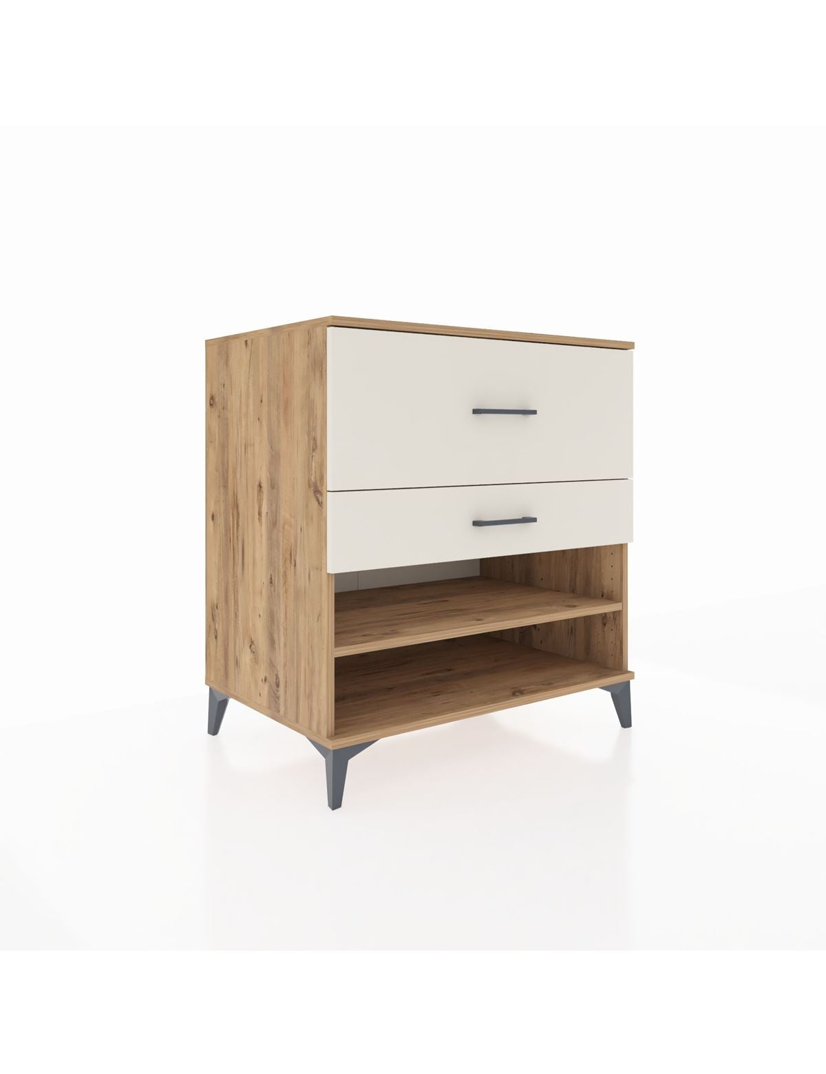 Kronos Şifonyer Tek Raflı 2 Çekmeceli 88x59x96 Çam-Aytaşı