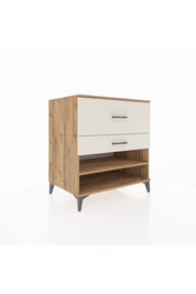 Kronos Şifonyer Tek Raflı 2 Çekmeceli 88x59x96 Çam-Aytaşı