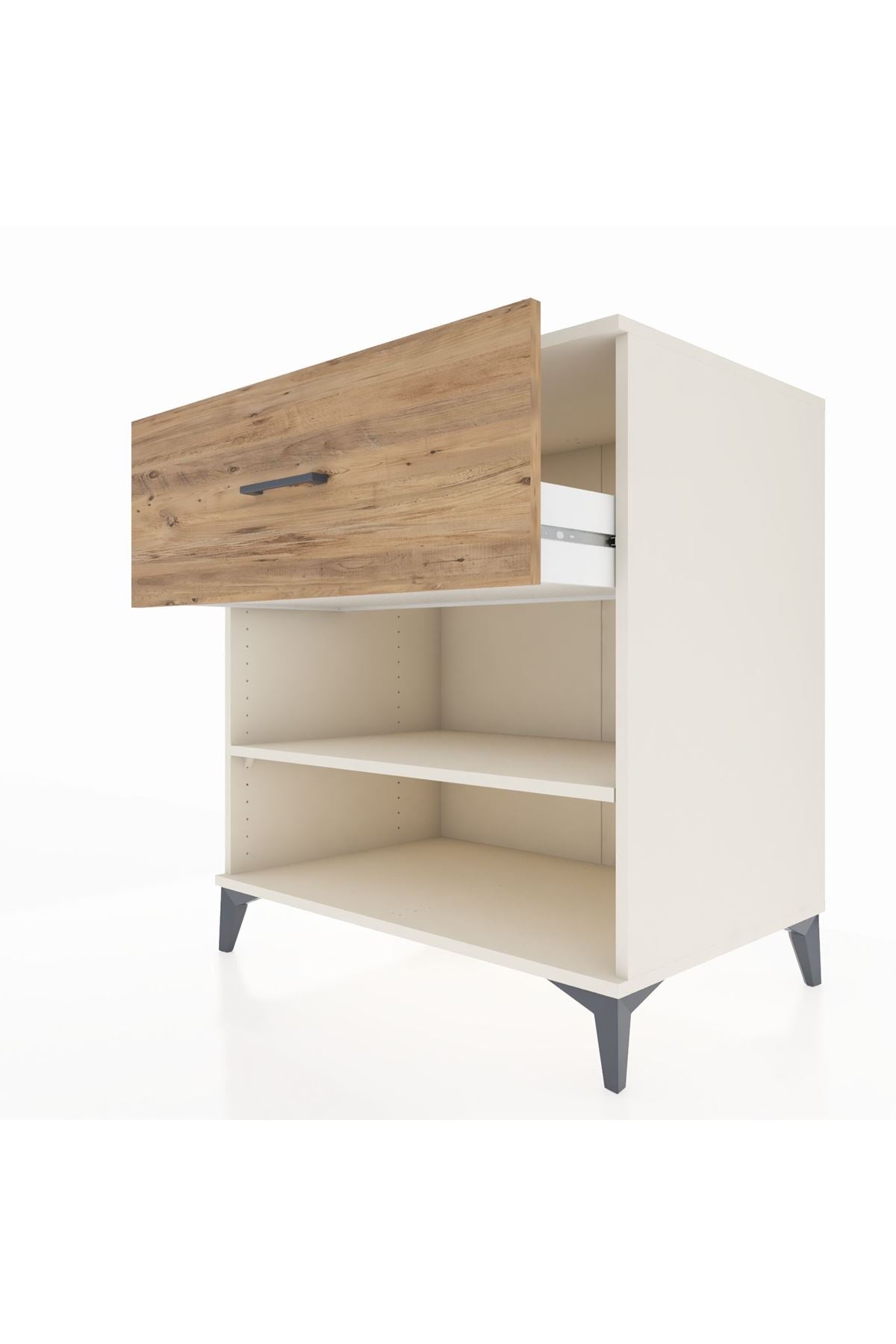 Kronos Şifonyer Tek Raflı Tek Çekmeceli 88x59x96 Aytaşı-Çam