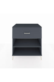 Kronos Şifonyer Tek Raflı Tek Çekmeceli 88x59x96 Antrasit-Antrasit