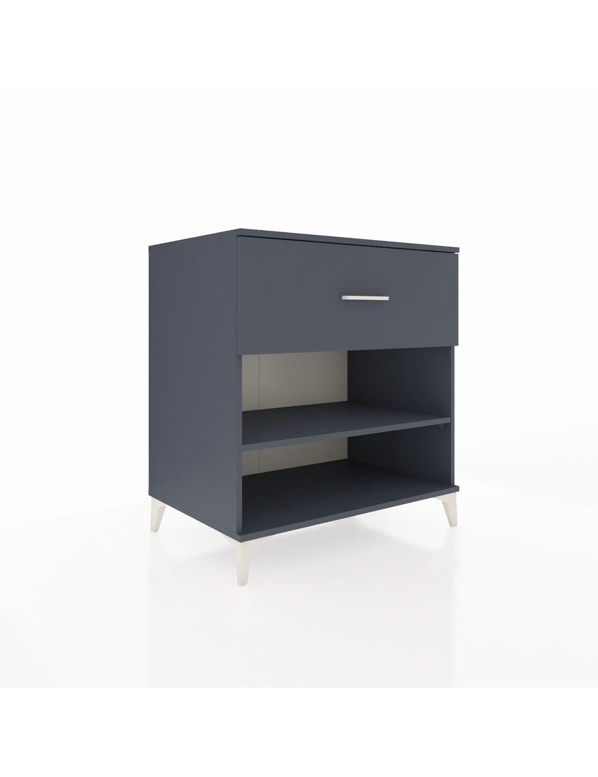 Kronos Şifonyer Tek Raflı Tek Çekmeceli 88x59x96 Antrasit-Antrasit