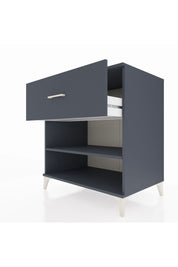 Kronos Şifonyer Tek Raflı Tek Çekmeceli 88x59x96 Antrasit-Antrasit