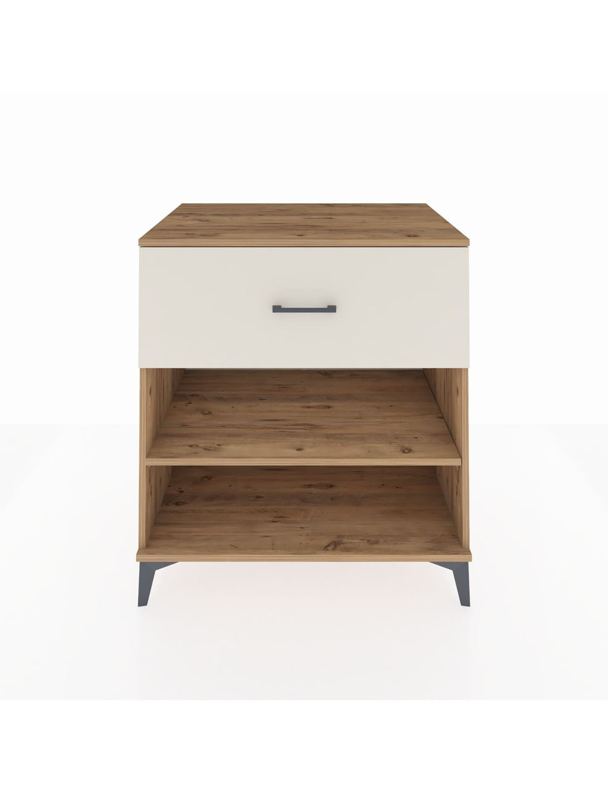 Kronos Şifonyer Tek Raflı Tek Çekmeceli 88x59x96 Çam-Aytaşı