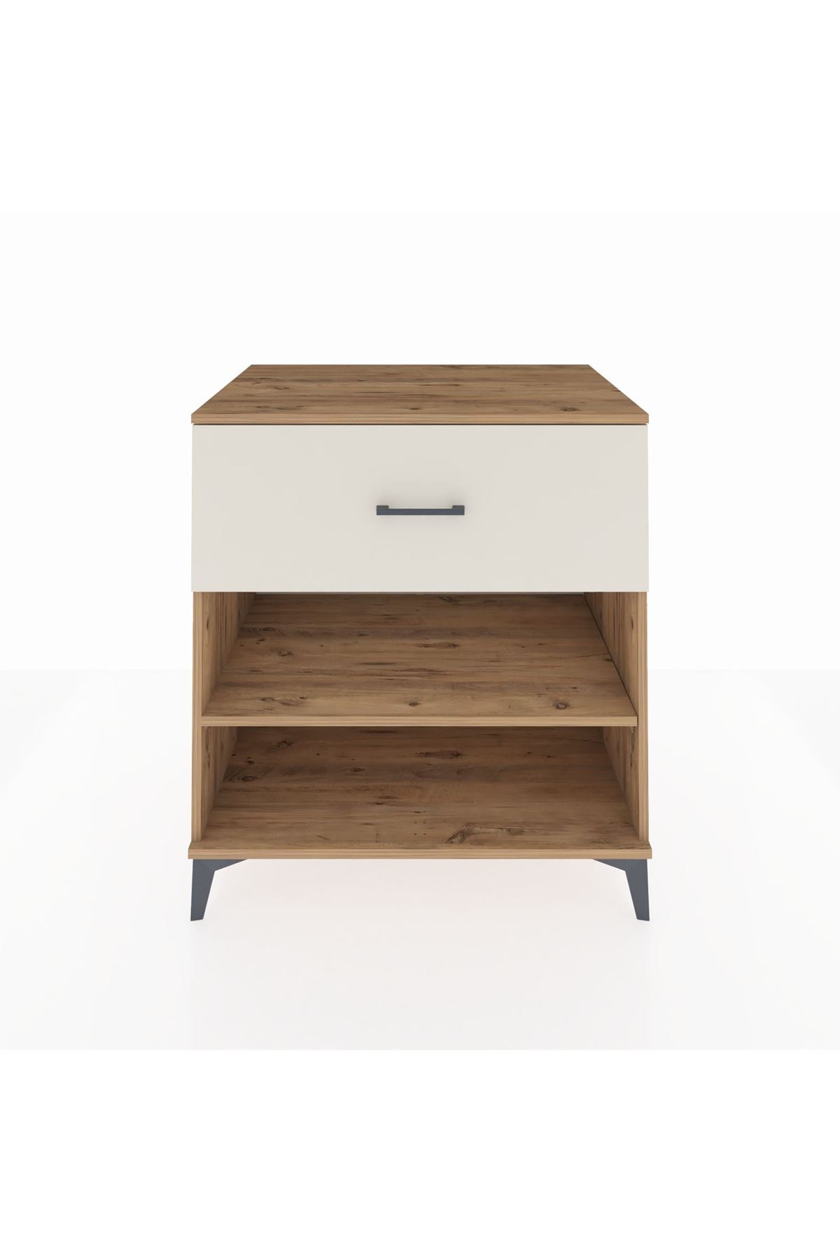 Kronos Şifonyer Tek Raflı Tek Çekmeceli 88x59x96 Çam-Aytaşı