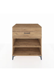 Kronos Şifonyer Tek Raflı Tek Çekmeceli 88x59x96 Çam-Çam