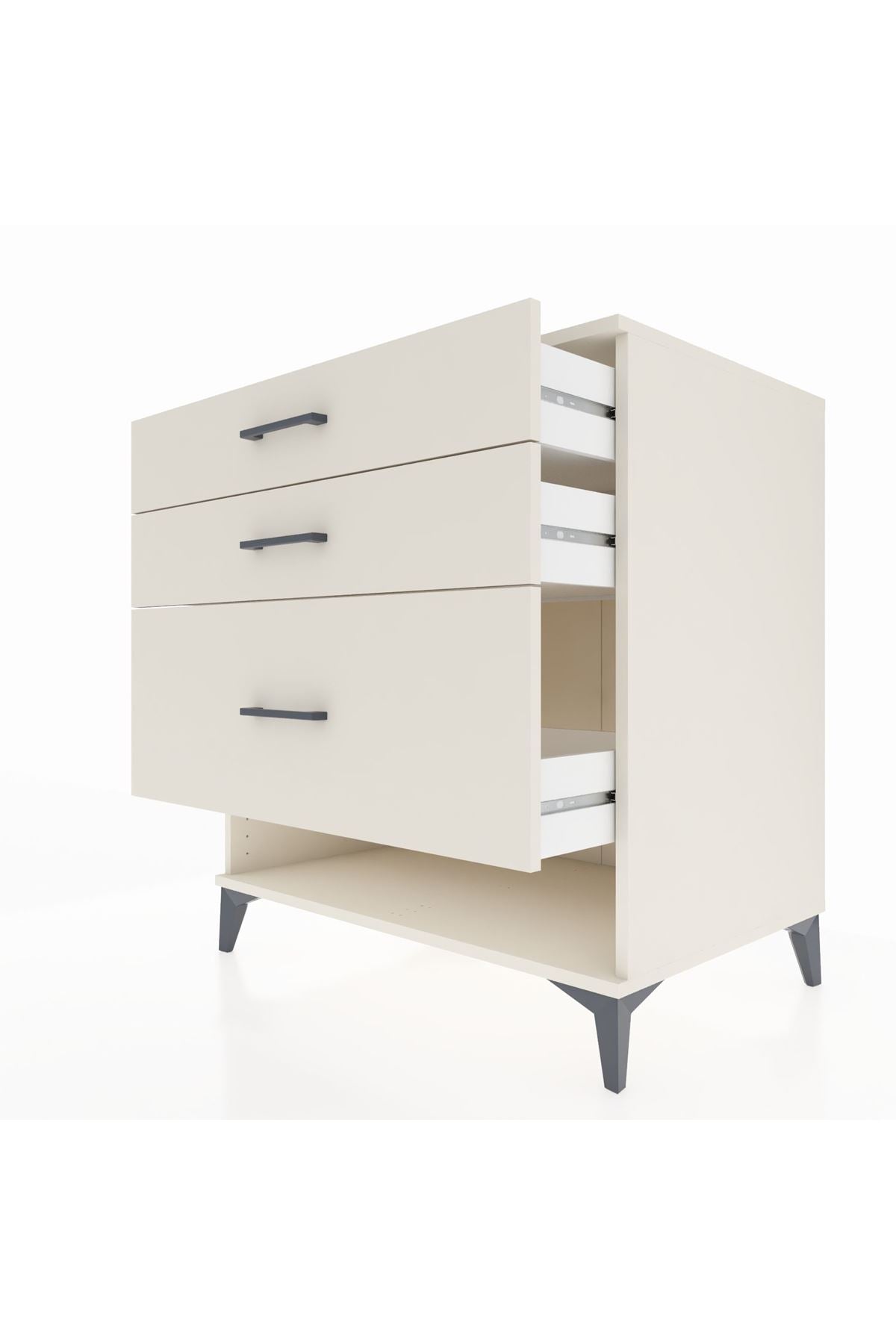 Kronos Şifonyer 3 Çekmeceli 88x59x96 Aytaşı-Aytaşı