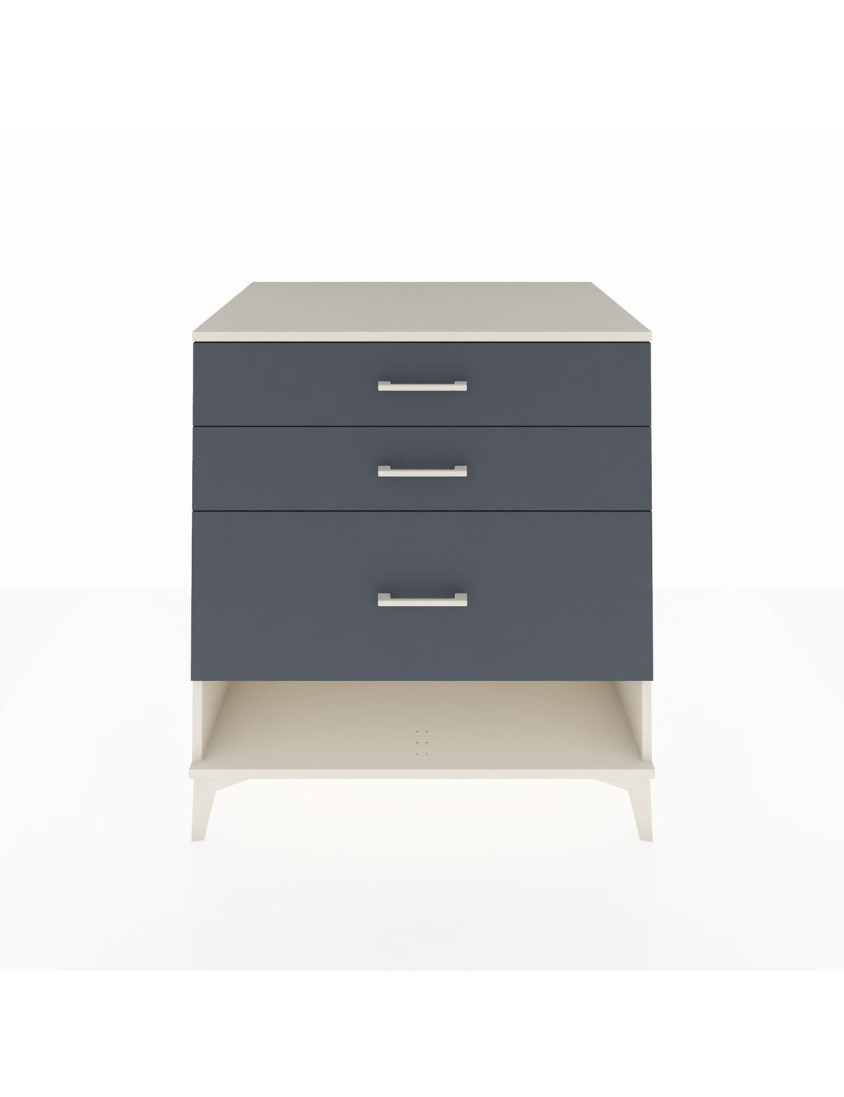 Kronos Şifonyer 3 Çekmeceli 88x59x96 Aytaşı-Antrasit