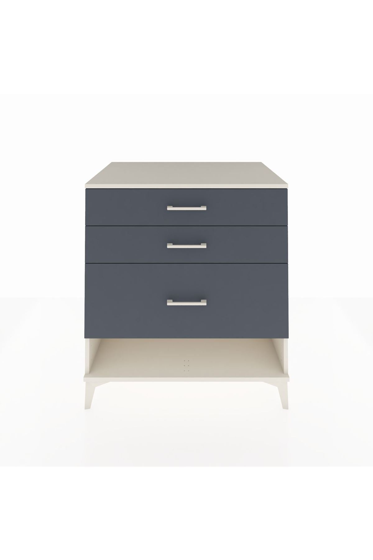 Kronos Şifonyer 3 Çekmeceli 88x59x96 Aytaşı-Antrasit