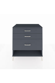 Kronos Şifonyer 3 Çekmeceli 88x59x96 Antrasit-Antrasit