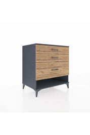 Kronos Şifonyer 3 Çekmeceli 88x59x96 Antrasit-Çam