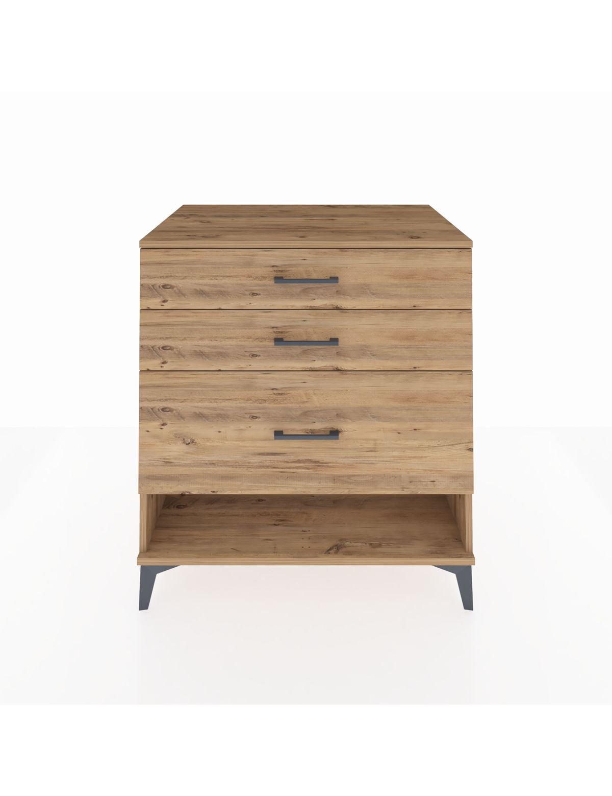 Kronos Şifonyer 3 Çekmeceli 88x59x96 Çam-Çam