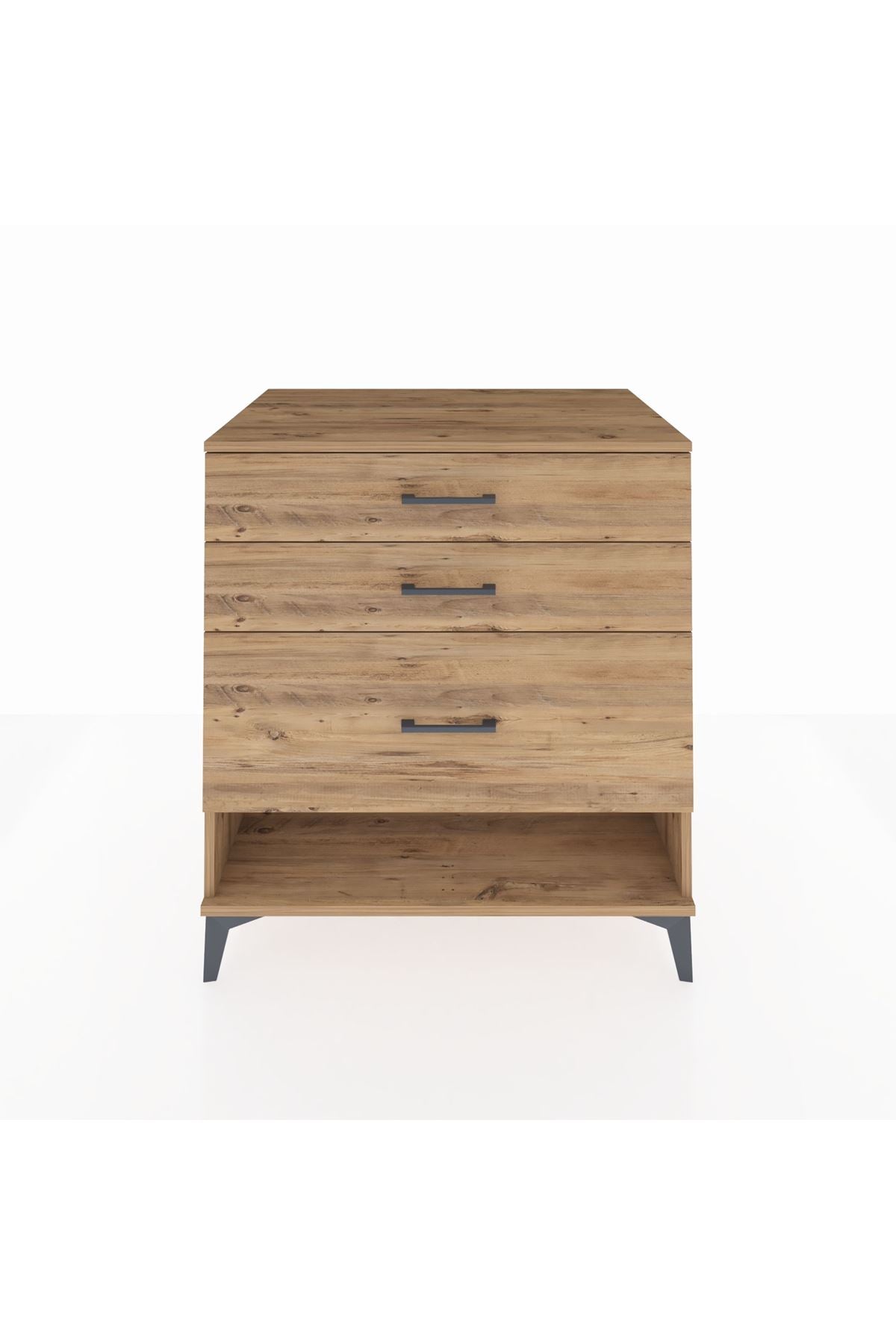 Kronos Şifonyer 3 Çekmeceli 88x59x96 Çam-Çam