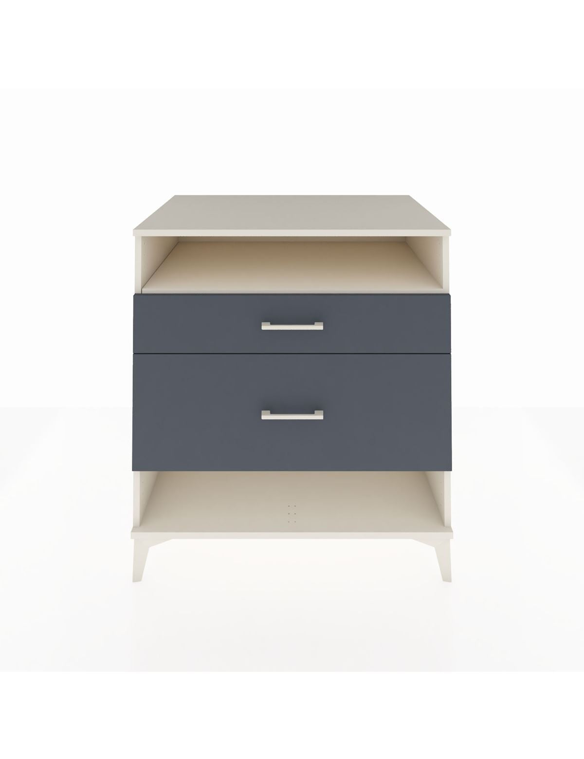 Kronos Şifonyer Tek Raflı 2 Çekmeceli 88x59x96 Aytaşı-Antrasit