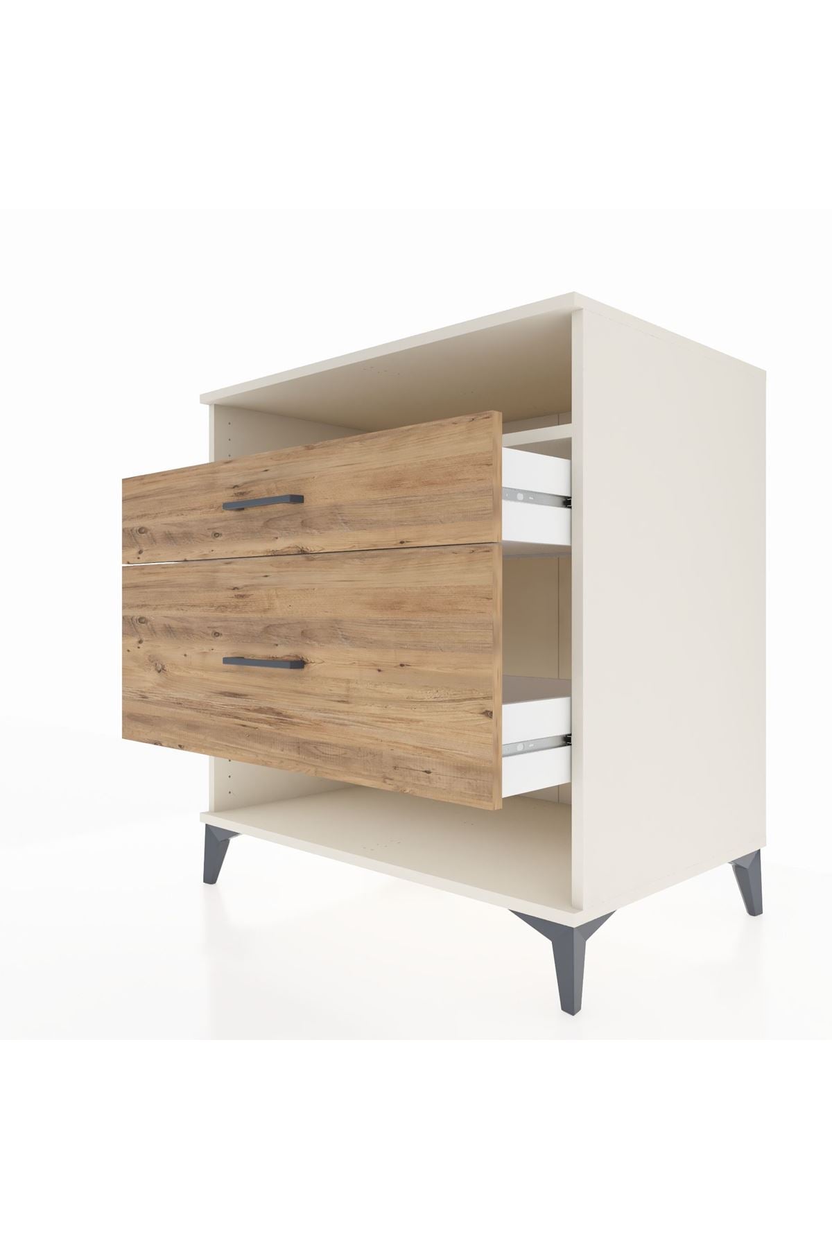 Kronos Şifonyer Tek Raflı 2 Çekmeceli 88x59x96 Aytaşı-Çam