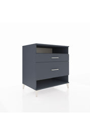 Kronos Şifonyer Tek Raflı 2 Çekmeceli 88x59x96 Antrasit-Antrasit