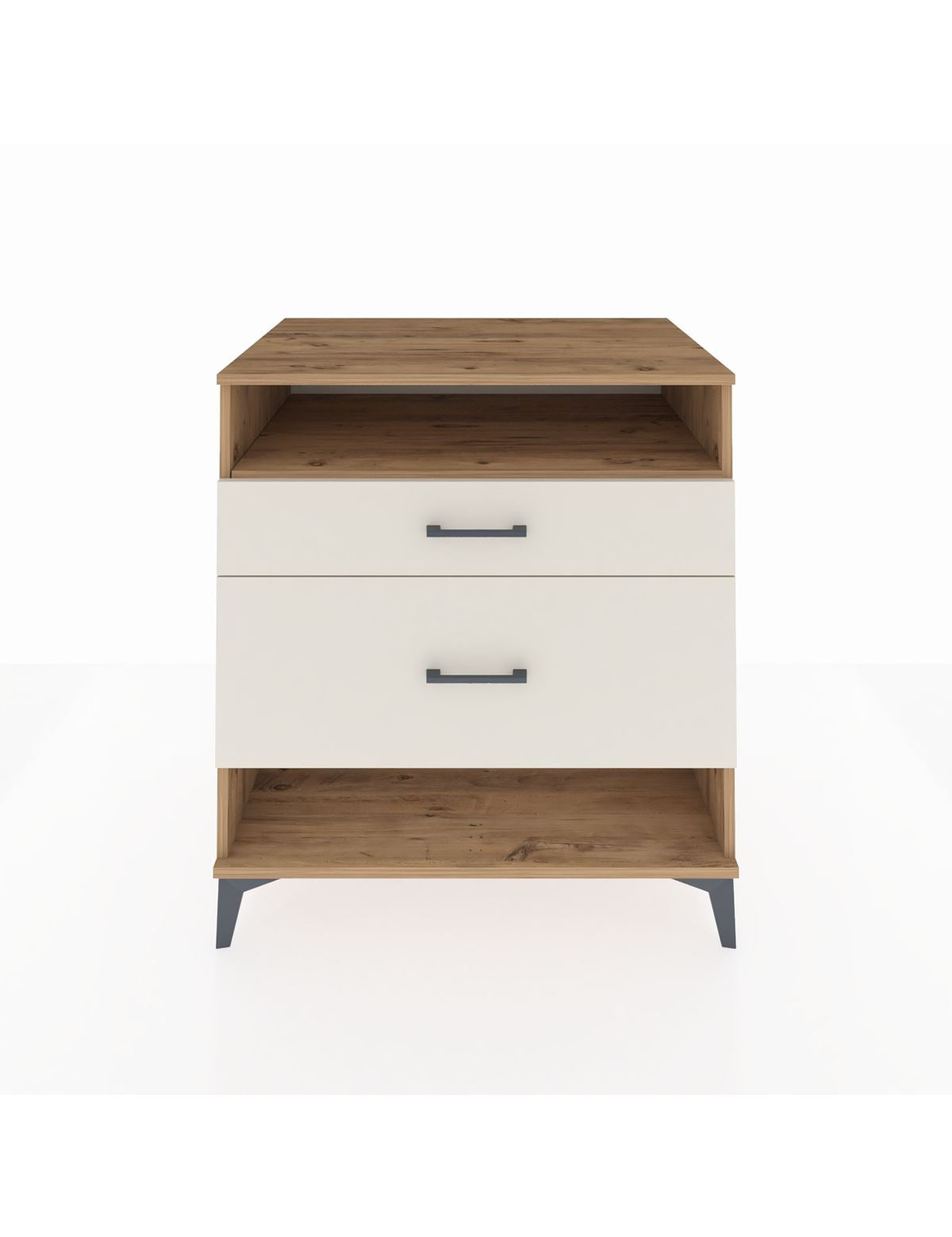 Kronos Şifonyer Tek Raflı 2 Çekmeceli 88x59x96 Çam-Aytaşı