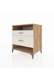 Kronos Şifonyer Tek Raflı 2 Çekmeceli 88x59x96 Çam-Aytaşı