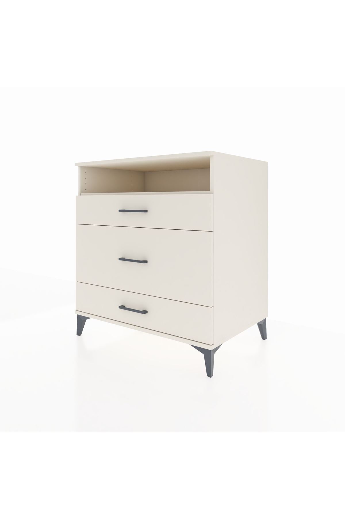 Kronos Şifonyer Tek Raflı 3 Çekmeceli 88x59x96 Aytaşı-Aytaşı