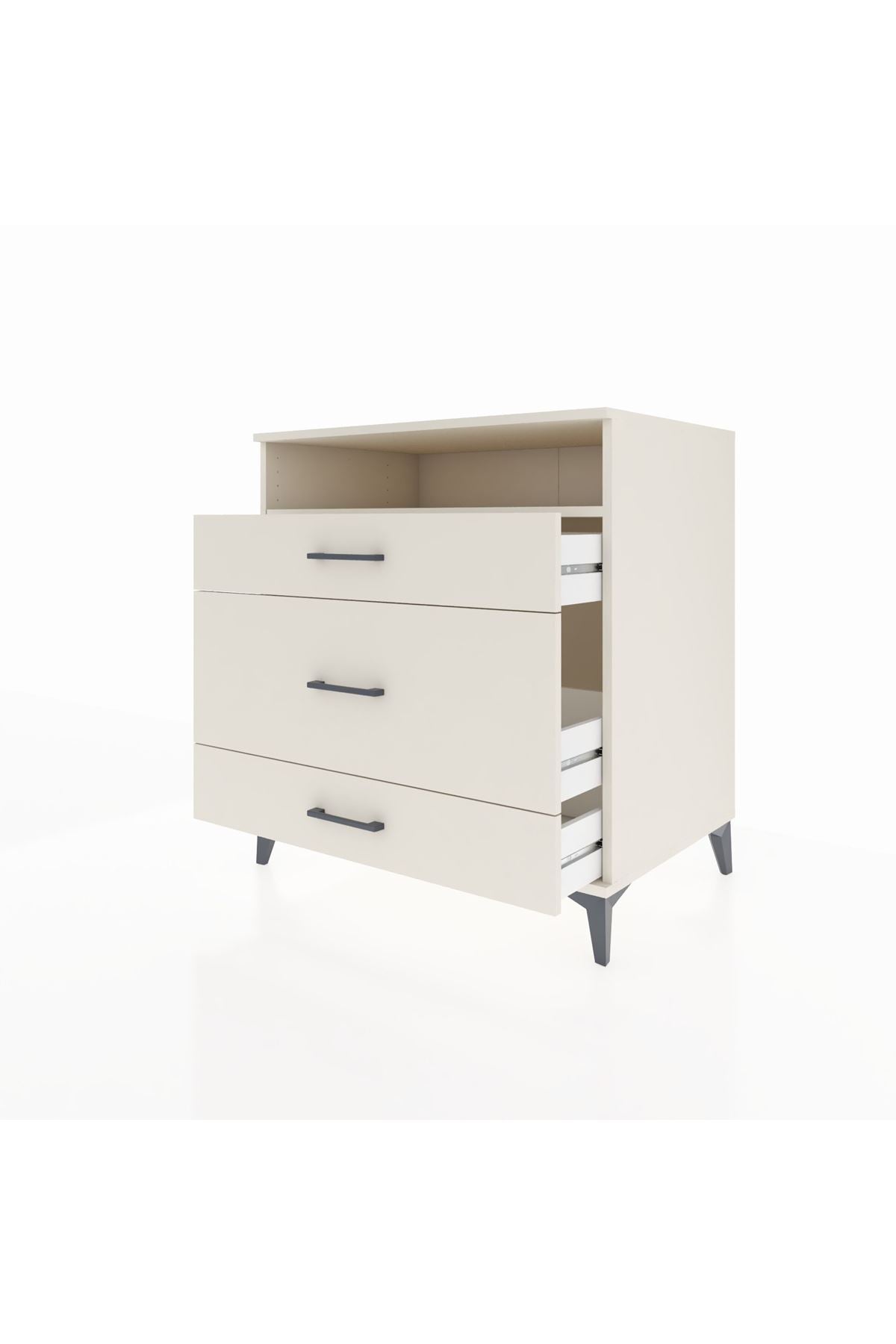 Kronos Şifonyer Tek Raflı 3 Çekmeceli 88x59x96 Aytaşı-Aytaşı