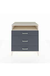 Kronos Şifonyer Tek Raflı 3 Çekmeceli 88x59x96 Aytaşı-Antrasit