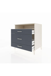 Kronos Şifonyer Tek Raflı 3 Çekmeceli 88x59x96 Aytaşı-Antrasit