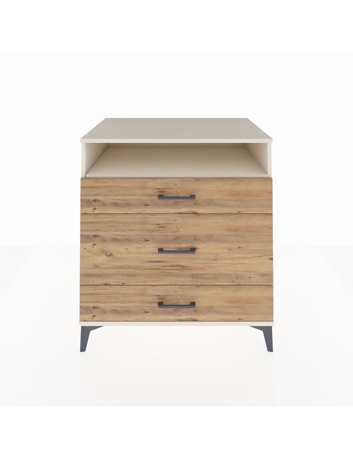 Kronos Şifonyer Tek Raflı 3 Çekmeceli 88x59x96 Aytaşı-Çam