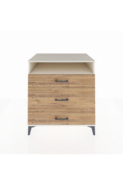 Kronos Şifonyer Tek Raflı 3 Çekmeceli 88x59x96 Aytaşı-Çam
