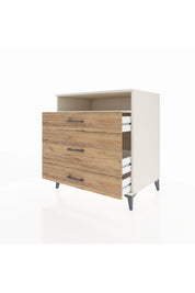 Kronos Şifonyer Tek Raflı 3 Çekmeceli 88x59x96 Aytaşı-Çam