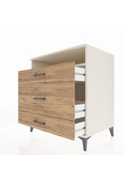 Kronos Şifonyer Tek Raflı 3 Çekmeceli 88x59x96 Aytaşı-Çam