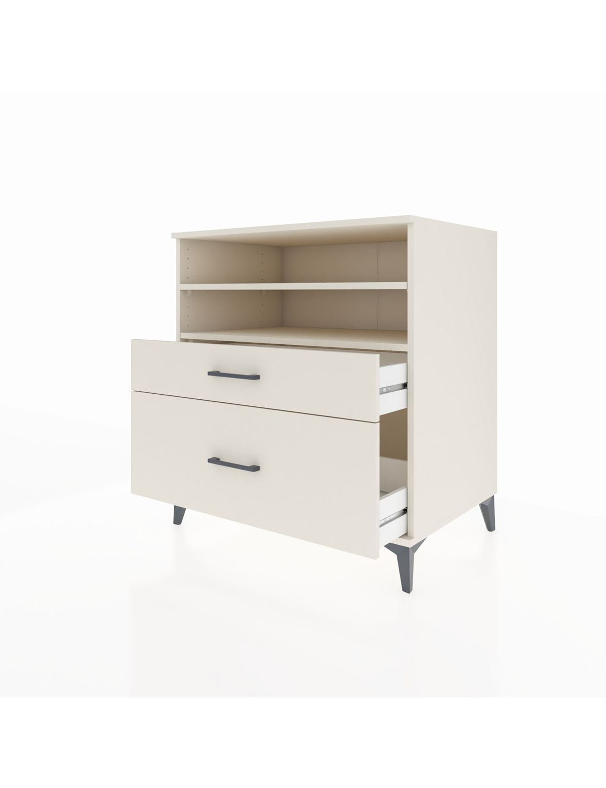 Kronos Şifonyer 2 Raflı 2 Çekmeceli 88x59x96 - S70M021V1C