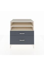 Kronos Şifonyer 2 Raflı 2 Çekmeceli 88x59x96 Aytaşı-Antrasit