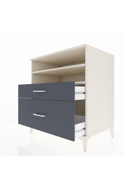 Kronos Şifonyer 2 Raflı 2 Çekmeceli 88x59x96 Aytaşı-Antrasit