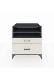 Kronos Şifonyer 2 Raflı 2 Çekmeceli 88x59x96 Antrasit-Aytaşı