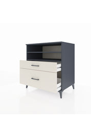 Kronos Şifonyer 2 Raflı 2 Çekmeceli 88x59x96 Antrasit-Aytaşı