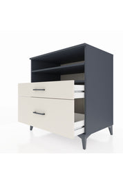 Kronos Şifonyer 2 Raflı 2 Çekmeceli 88x59x96 Antrasit-Aytaşı