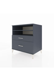 Kronos Şifonyer 2 Raflı 2 Çekmeceli 88x59x96 Antrasit-Antrasit