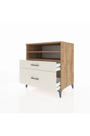 Kronos Şifonyer 2 Raflı 2 Çekmeceli 88x59x96 Çam-Aytaşı