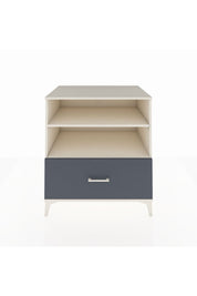 Kronos Şifonyer 2 Raflı Tek Çekmeceli 88x59x96 Aytaşı-Antrasit