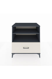 Kronos Şifonyer 2 Raflı Tek Çekmeceli 88x59x96 Antrasit-Aytaşı