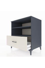 Kronos Şifonyer 2 Raflı Tek Çekmeceli 88x59x96 Antrasit-Aytaşı