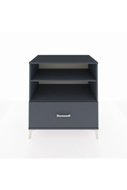 Kronos Şifonyer 2 Raflı Tek Çekmeceli 88x59x96 Antrasit-Antrasit
