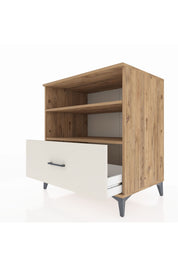 Kronos Şifonyer 2 Raflı Tek Çekmeceli 88x59x96 Çam-Aytaşı