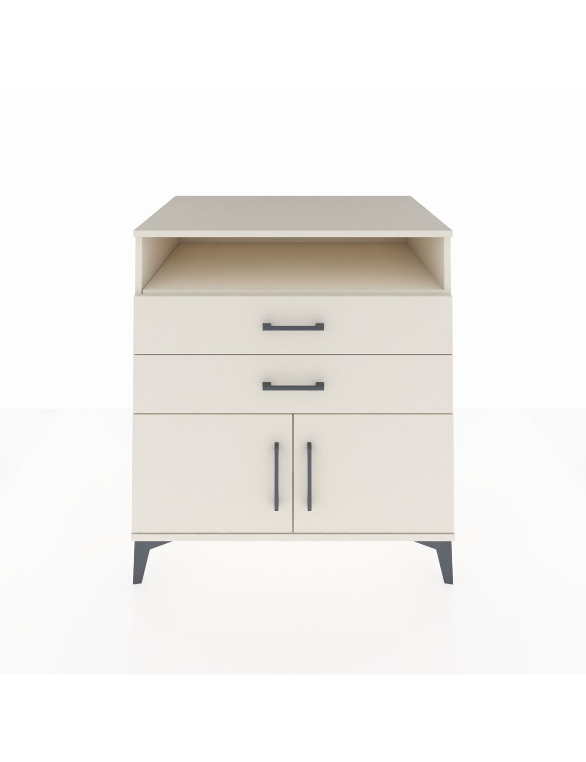 Kronos Şifonyer 2 Raflı 2 Çekmeceli 2 Kapaklı 88x59x96 Aytaşı-Aytaşı