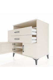 Kronos Şifonyer 2 Raflı 2 Çekmeceli 2 Kapaklı 88x59x96 Aytaşı-Aytaşı