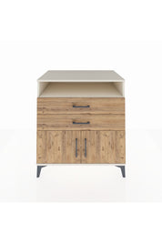 Kronos Şifonyer 2 Raflı 2 Çekmeceli 2 Kapaklı 88x59x96 Aytaşı-Çam