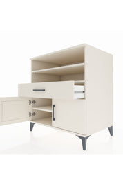 Kronos Şifonyer 3 Raflı Tek Çekmeceli 2 Kapaklı 88x59x96 Aytaşı-Aytaşı