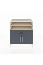 Kronos Şifonyer 3 Raflı Tek Çekmeceli 2 Kapaklı 88x59x96 Aytaşı-Antrasit