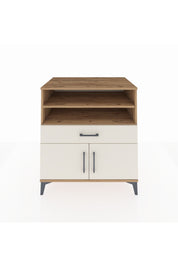 Kronos Şifonyer 3 Raflı Tek Çekmeceli 2 Kapaklı 88x59x96 Çam-Aytaşı