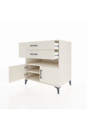 Kronos Şifonyer 2 Raflı 2 Çekmeceli 2 Kapaklı 88x59x96 Aytaşı-Aytaşı