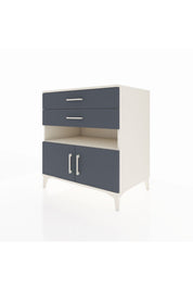 Kronos Şifonyer 2 Raflı 2 Çekmeceli 2 Kapaklı 88x59x96 Aytaşı-Antrasit